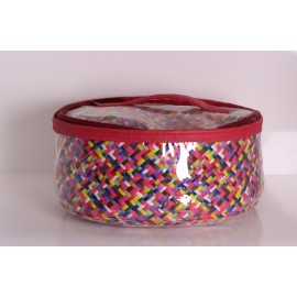 سلة تراثية ملونة