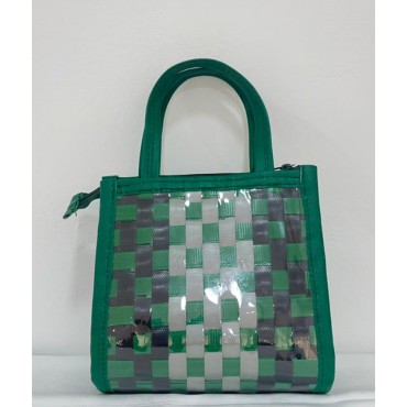 شنطة تراثية بلون أخضر داكن